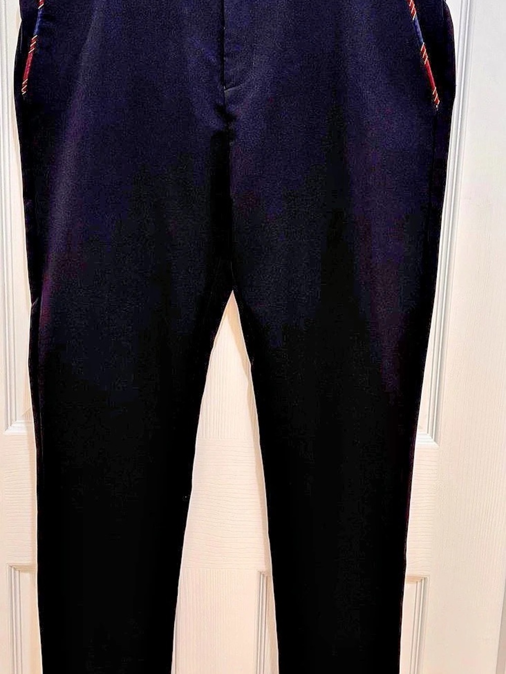 Plaid&Plain Skinny Fit Chinion Blend Black Waist 36W x 28L Like New